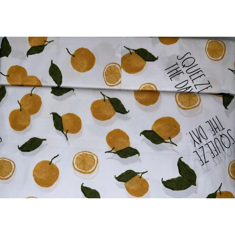 Rae Dunn King Microfiber Sheet Set, 4pc with Pillowcases, Squeeze The Day Lemons